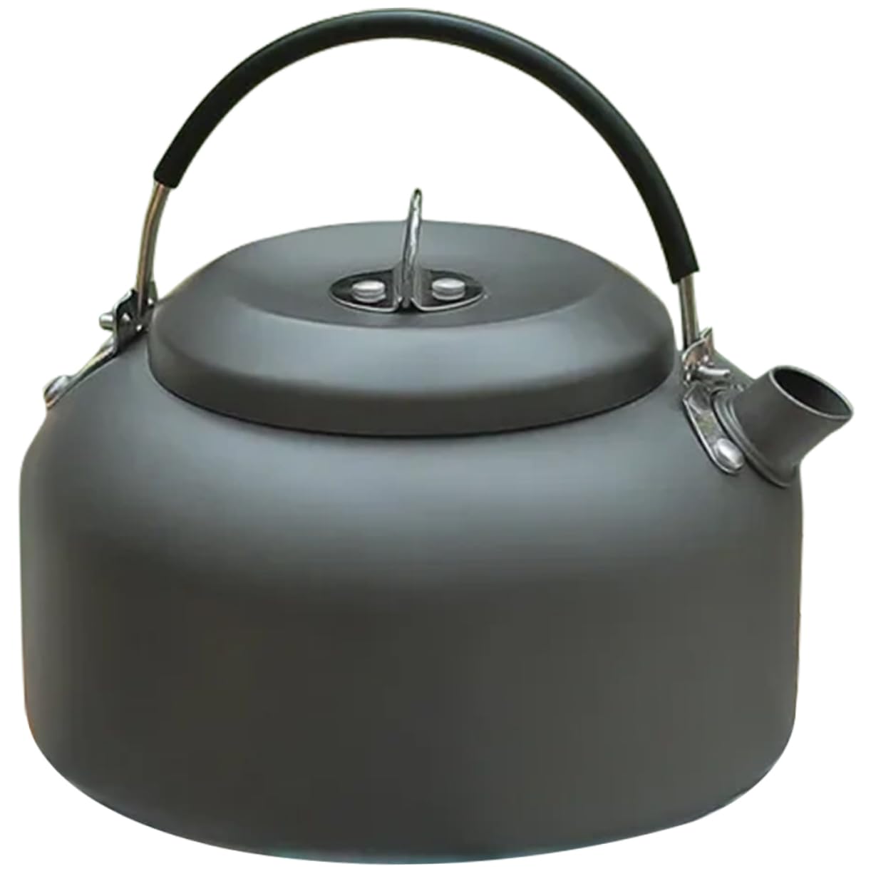 BESPORTBLE 2stücke Outdoor Camping Kessel Aus Aluminiumlegierung Tragbar Teekessel Mit Anti-scald Griff Für Camping Und Outdoor-aktivitäten