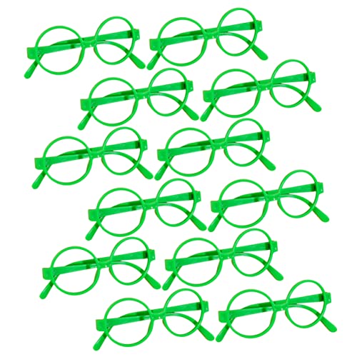 Gafas verde redondas infantiles perfectas para fiestas y fotografías