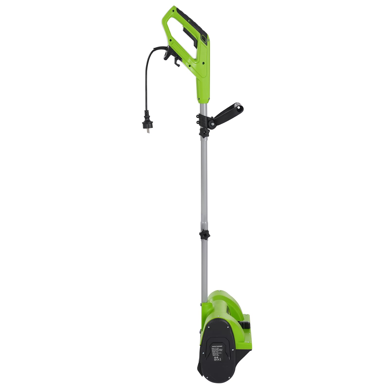 Spazzaneve elettrico, 1200 W, 3500 rpm, larghezza di lavoro: 30 cm, altezza massima della neve, 15 cm, spazzaneve