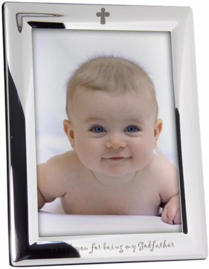 Godfather Silver Frame, Personalised, Keepsake, Special Gift, Unique