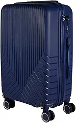 Mala de bordo em Polipropileno 4 rodas 360º - AeroMalas Sérvia (Azul Escuro)