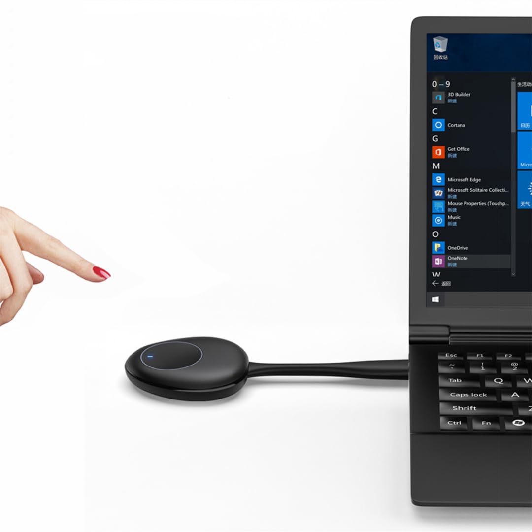 4K UHD Wireless Transmitter Receiver for Screen Mirroring Laptop/PC/Phone to TV/Projector/Monitor. 30m Range, No Wi-Fi, Plug & Play. Compatible with HDMI, Teams, Zoom, Webex (w/1 Pod)