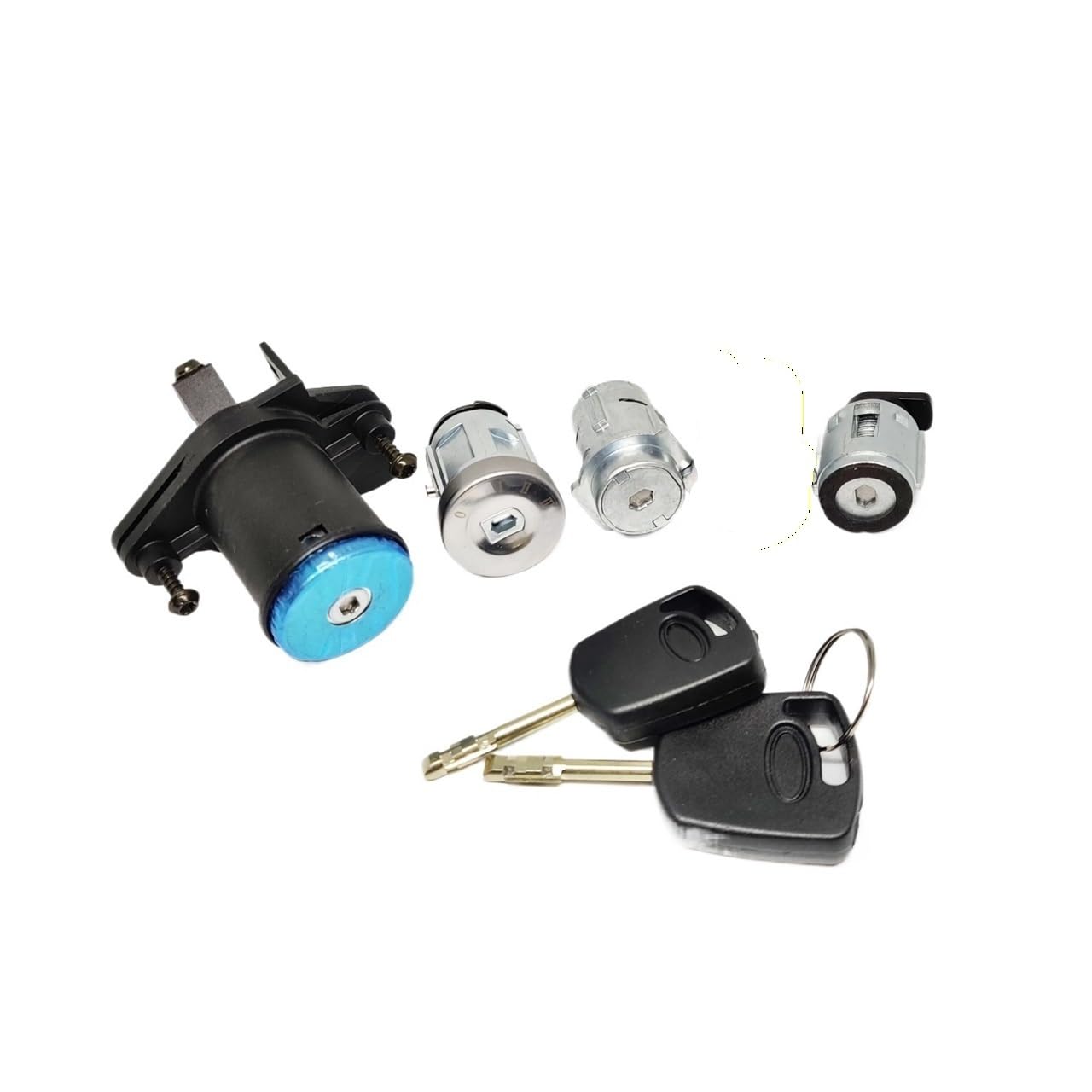 OEM 1479661 2S61-A22050N-CK 2S61A22050NCK Juego Completo DE Cerradura DE Puerta Apto for Ford Fiesta MK5 Fusion 2001-2008