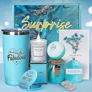 Birthday Gifts for Women – Relaxing Spa Gift Basket Set, Gifts for Women Who Have Everything, Mothers Day Gifts for Mom from Daughter Son Kids, Teacher Appreciation Gifts