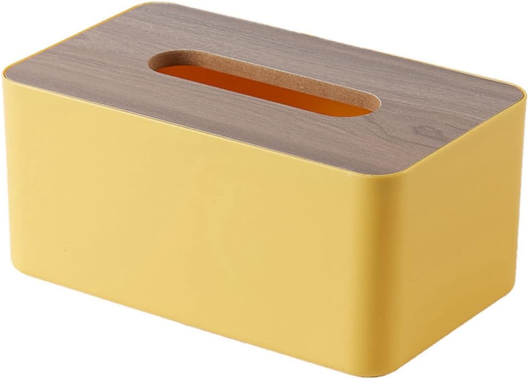 WDhomLT Tissue Box Holder Multicolor Napkin Box Non-Slip Tissue Holder Napkin Dispenser Durable Paper Storage Box Rectangular Facial Tissue Holder for Car, Home Decoration, Bathroom, Bedroom : Home & Kitchen