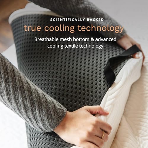 ViscoSoft 4 Inch Active Cooling Memory Foam Mattress Topper Queen - Select Copper-Infused Ivory Extra Long Mattress Pad