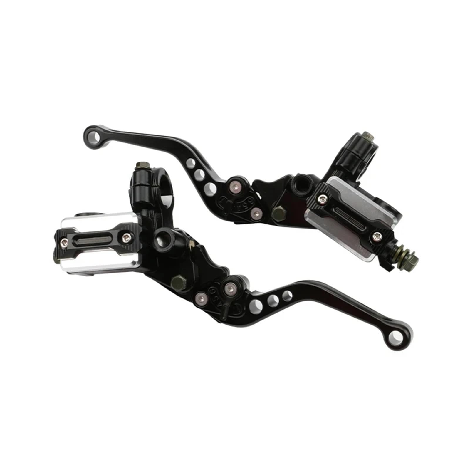 Baysgcq Black Motorbike Brake Levers For Atv Quad Moped Scooter Universal Motorcycle Brake Handle Master Cylinder 22Mm Hydraulic Clutch Lever Adjustment(Black)