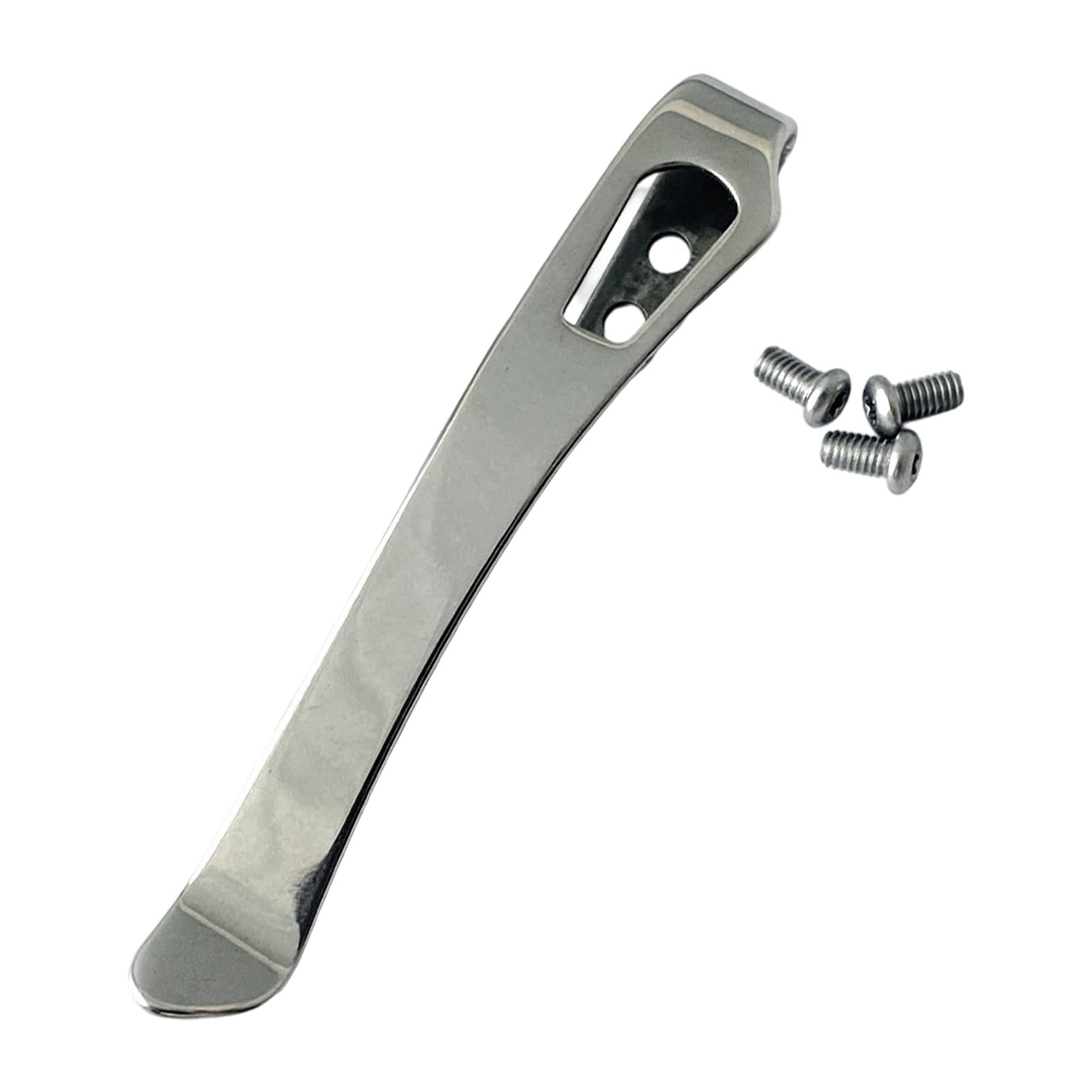 Rgybao Silver Rustproof 420 Nonrust Pockets Cutter Clip 6G Light Tool Accessories Includes 3 Screws For Craft Projects Nonrust Steel Pockets Clip For Cutter