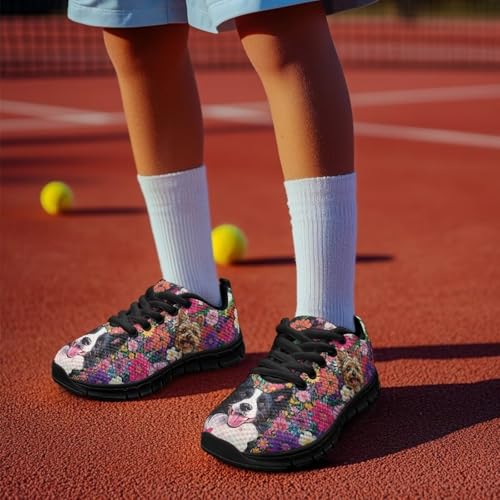 Quincy Kids Boys Girls Lightweight Sports Running Tennis Shoes Animal Sneakers Non Slip Breathable Comfort Casual Walking Shoes4