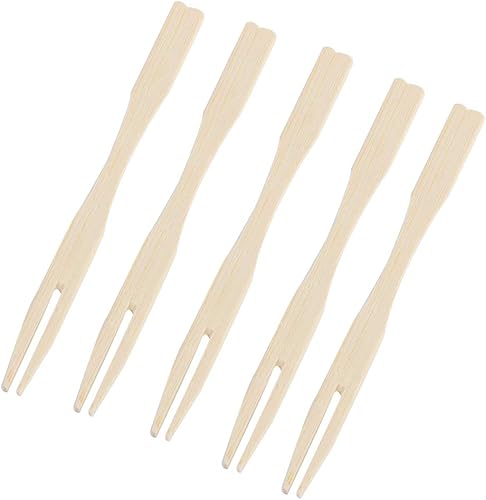 Miniatura 2 de Fydun 800Pcs Bamboo Fruit Cake Dessert Fork Tableware Kitchen Accessories For Household Use Wide Range Of Uses