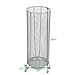 Mind Reader Umbrella Stand Rack Holder for Canes, Walking Sticks, Home and Office, Silver - UMBHMESH-SIL
