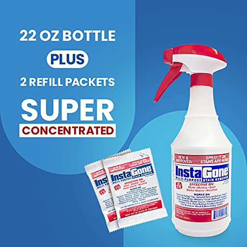 Instagone, Cleaning Supplies, All Purpose Cleaner, 0.8Oz Pack Of 2, Hard Water Stain Remover, Multisurface Cleaner Spray, Bathroom Cleaner, Toilet Cleaner, Spray Bottle, Cleaner Spray, Stain Remover #TOP2