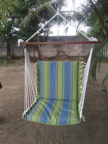 Image of Hangit Fabric Polyester Swing (Parrot Stripes, 61 Centimeters)