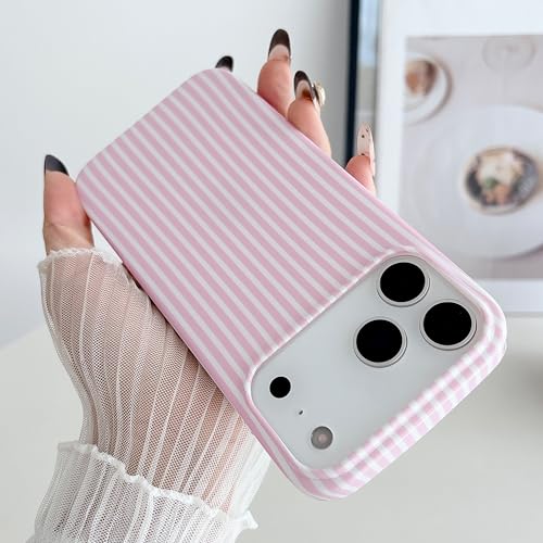 Coque en TPU premium pour iPhone 17 Pro | Design esthétique rose et fin