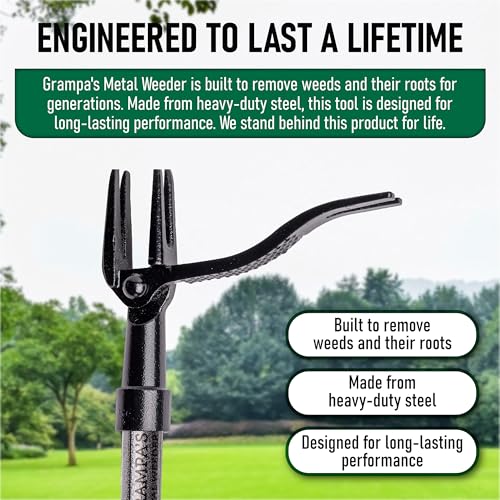 Grampa's Metal Weeder All Steel Handle