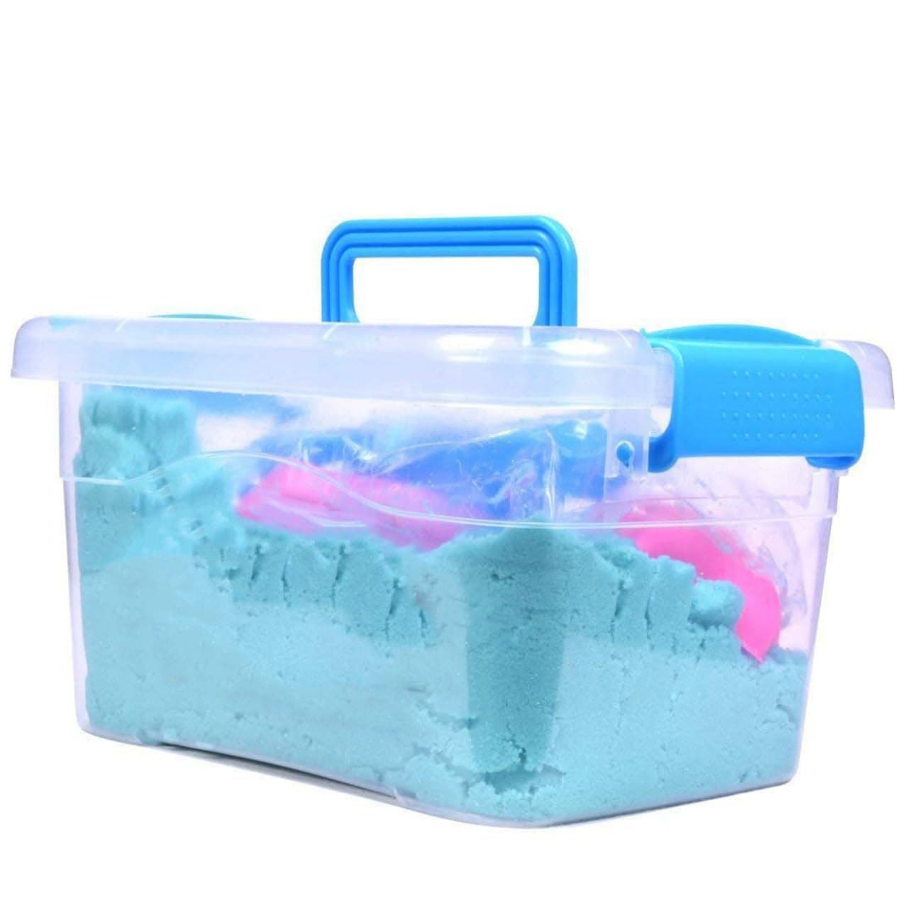 RVKA Kinetic Sand Set for Kids Multicolour Gluten Free Sand Clay Dough Box with Various Moulds Toys (1Kg Box) (B0D7MNT4VD) Amazon Price History, Amazon Price Tracker