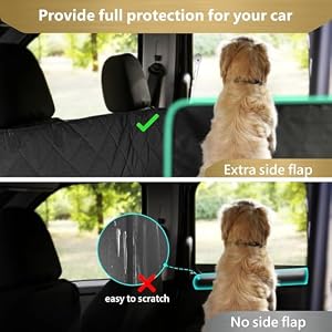 F-color SUV Cargo Liner for Dogs - Waterproof Pet Cargo Liner with Side Flaps, Comfort Dog Cargo Cover with Bumper Flap, Scrachproof Non-slip Large Size Universal Fit SUVs Sedans Trunks Vans, Black F-color SUV Cargo Liner for Dogs – Waterproof Pet Cargo Liner with Side Flaps, Comfort Dog Cargo Cover with Bumper Flap, Scrachproof Non-slip Large Size Universal Fit SUVs Sedans Trunks Vans, Black