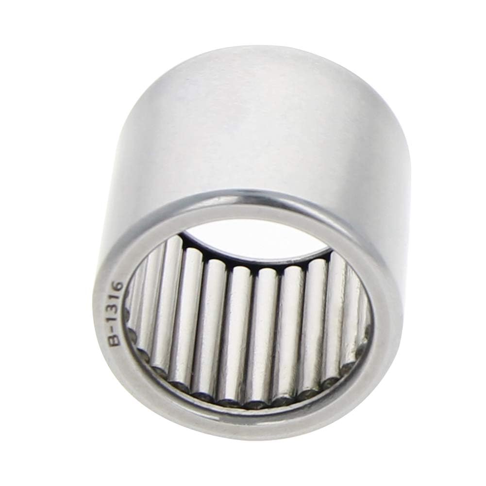 Jutagoss 1Pc B146 Needle Roller Bearing, 7/8" ID x 1-1/8" OD x 3/8" Width, Bearing Steel P0 Accuracy Two-way Bearing