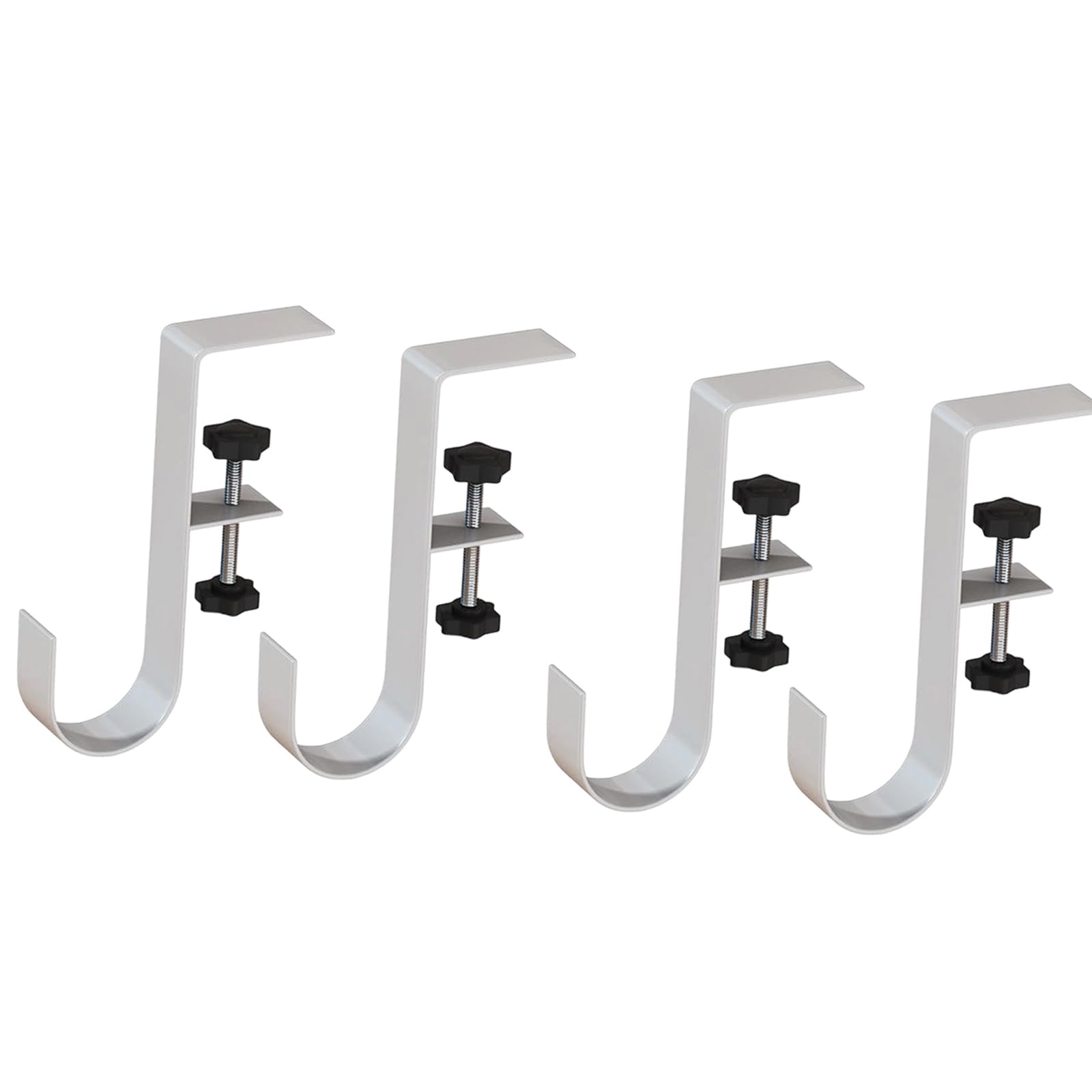 Crochets robustes en métal pour suspension sécurisée de couronne x4