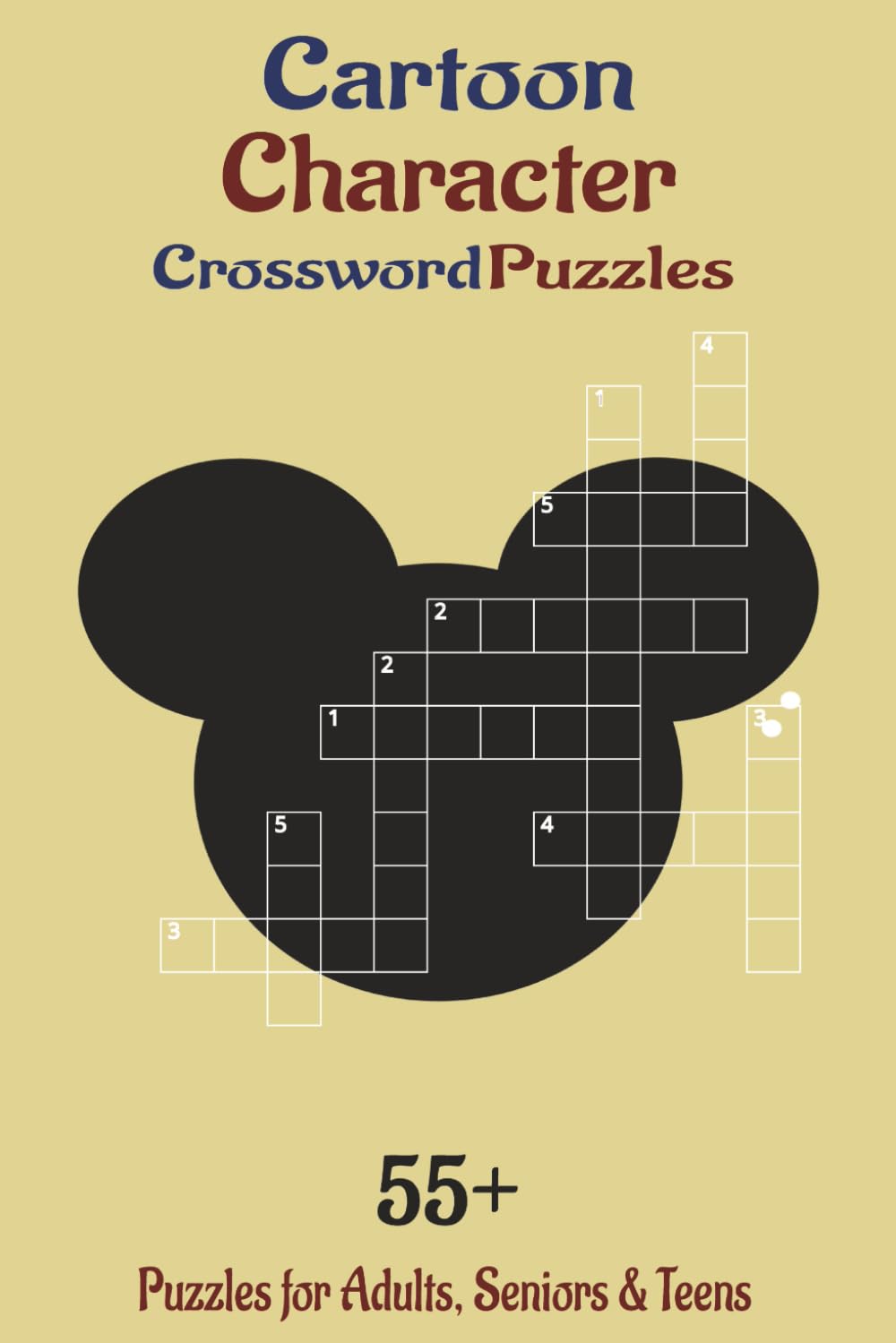 Cartoon Character Crossword Puzzles: Crossword Puzzles with easy to read print about Cartoon Characters, Shows, Movies and More | 6x9 inches, 120 ... | gifts, Vacation, or a quiet time at home