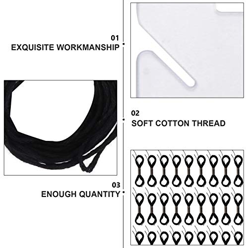 ARTIBETTER Fios de Bordado Pretos Fios de Ponto Cruzado Fios de Fios Com Bobinas de AlgodÃ£o Fios de