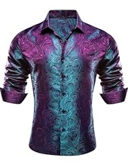 Cyan Purple Paisley