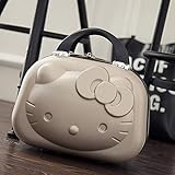 N-brand Estuche de cosméticos Hello Kitty de 14 pulgadas, bolsa de almacenamiento de equipaje
