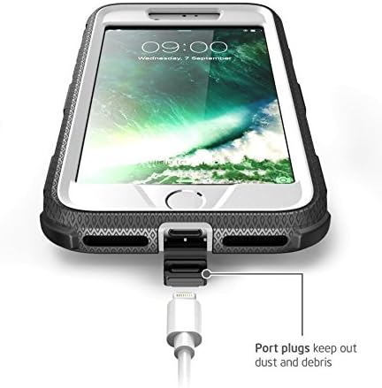 i-Blason Armorbox Case Designed for iPhone SE2 2020 /iPhone 7/iPhone 8, Built in Screen Protector Full-Body Rugged Holster Case for iPhone SE 2nd Generation (White)