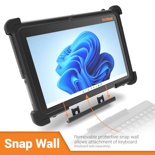 MobileDemand Flex 10B Rugged Laptop OTG Tablet w/Keyboard – Windows 11 Pro – Military Grade – Enterprise Mobile Field Work – Industrial - Construction – Heavy Duty – Ultra Durable – Lightweight