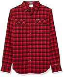 Columbia Herren Flare Gun Stretch Flannel Hemd, Red Jasper Grid Plaid, 4X Hoch