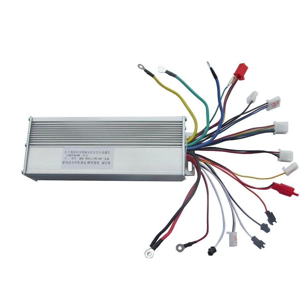BLacOh Centralina Monopattino Elettrico Bike elettrica/Scatola del Controller Scooter 4 8V 60V 64V 1000W 45A Smart Dual Mode Controller Centralina Bici Elettrica