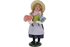 Enlivening Celebration with Byers' Carolers: Girl with Flowers (2008G)