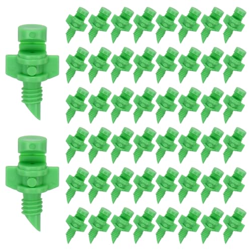 M METERXITY 50-Pack Buses Brumisateurs, Emetteurs D'Irrigation 180 Degres pour Systeme D'Arrosage De Jardin/Plantes/Pelouse Dripper pulvérisateur A Refraction...