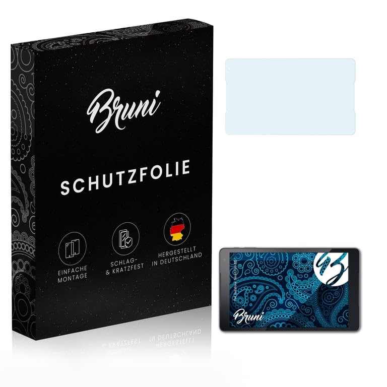 Bruni Película Protectora compatible con Vodafone Smart Tab N8 Protector Película, claro Lámina...
