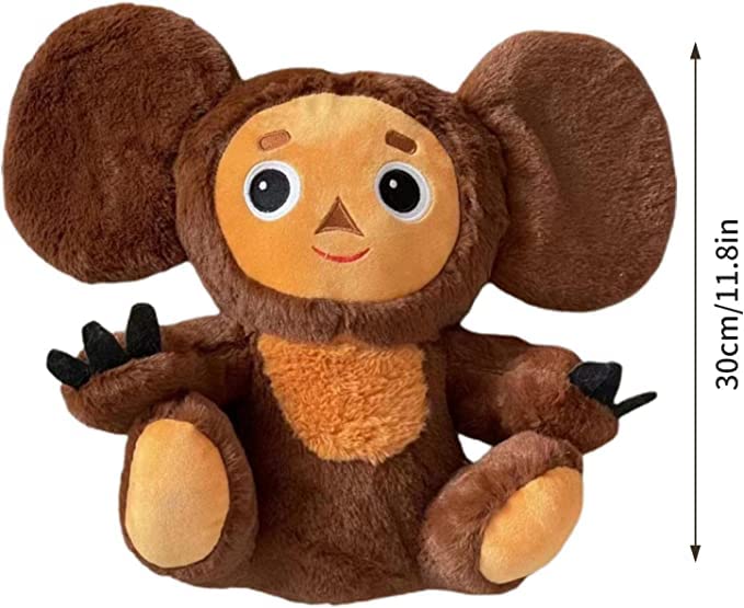 Amazon.co.jp: Cheburashka大耳猿のぬいぐるみ12インチ、子供の