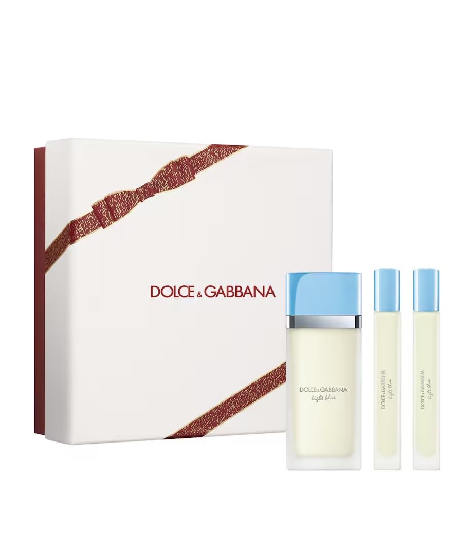 Dolce & Gabbana Light Blue Eau de Toilette 50 ml Geschenkset (Enthält 50 ml EDT und 2 x 10 ml Reisespray)
