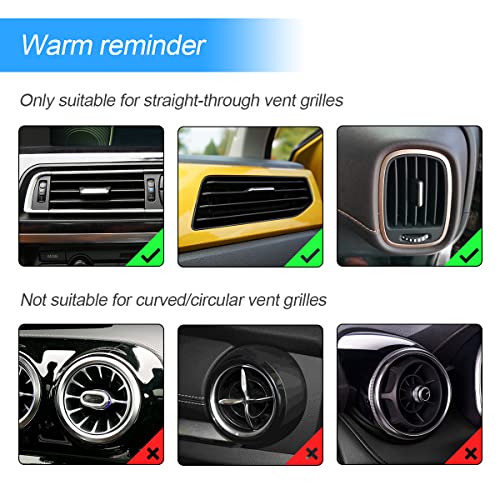 10Pcs Bling Car Air Vent Outlet Trim, Rhinestone Auto Air Conditioner Decoration Moulding Strip, Diy Bendable Crystal Sparkly For Women, Car Interior Accessories For Most Cars (Star/Pink) #TOP2