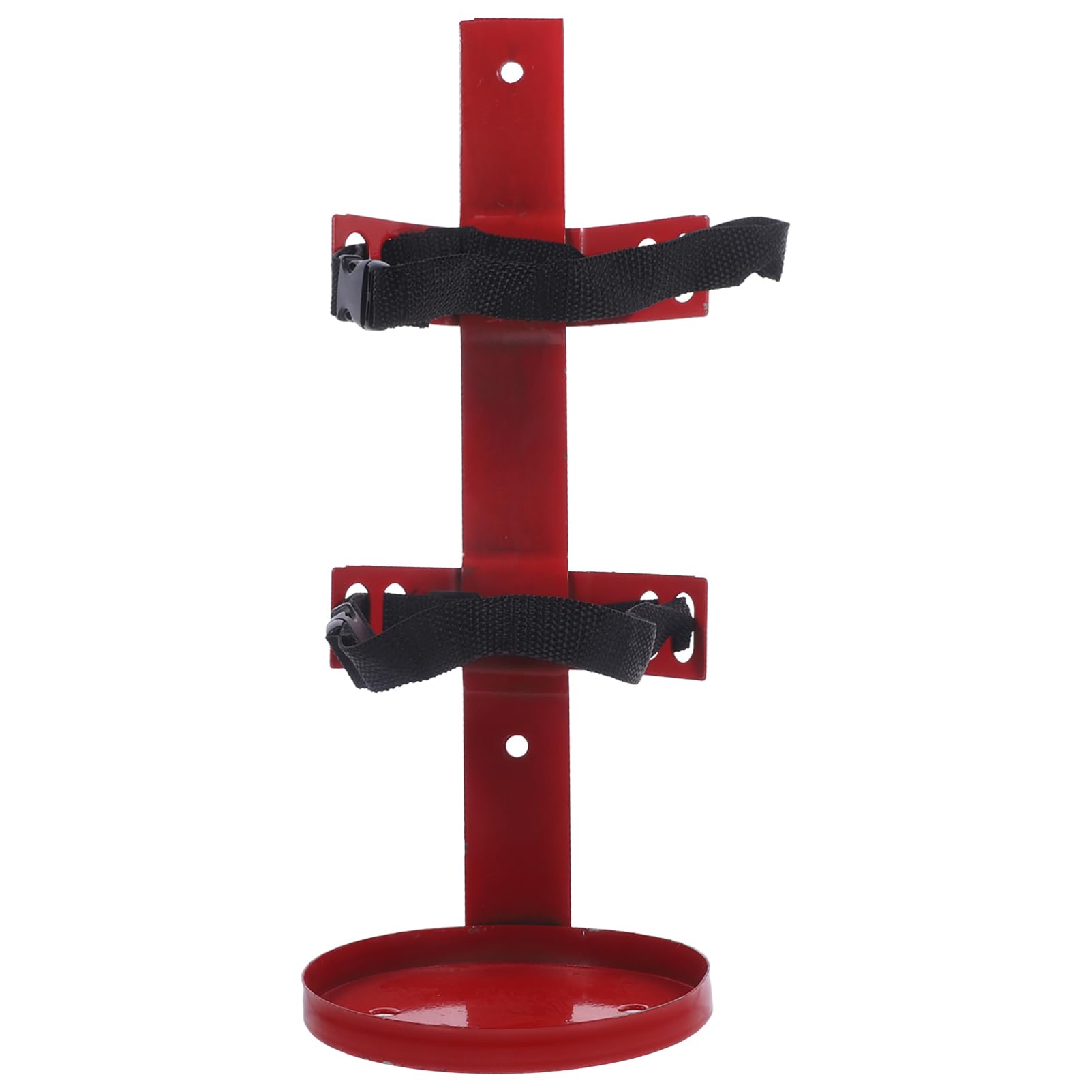 SHINEOFI Soporte Fácil de Superficie Extintor en Hierro de Incendios para Rojo Pulida y Instalación para Montaje Color Pared