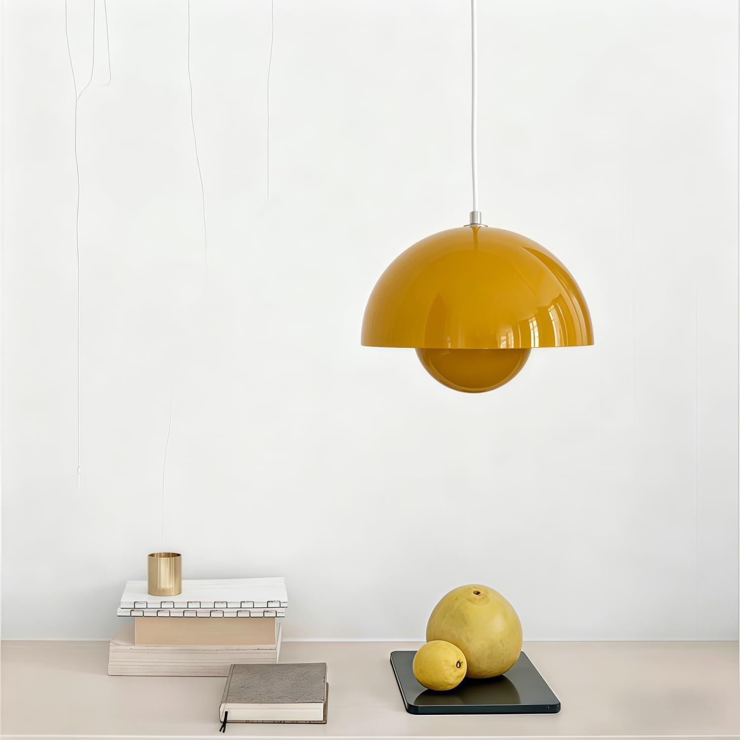 Minimalismus Kronleuchter Originalität Einfachheit Blumenknospen Design Moderner Stil Restaurant Nachttischlampe Küche Büro lagern Bar dekorieren E27 Basis Neu Hängender Kronleuchter-Gelb