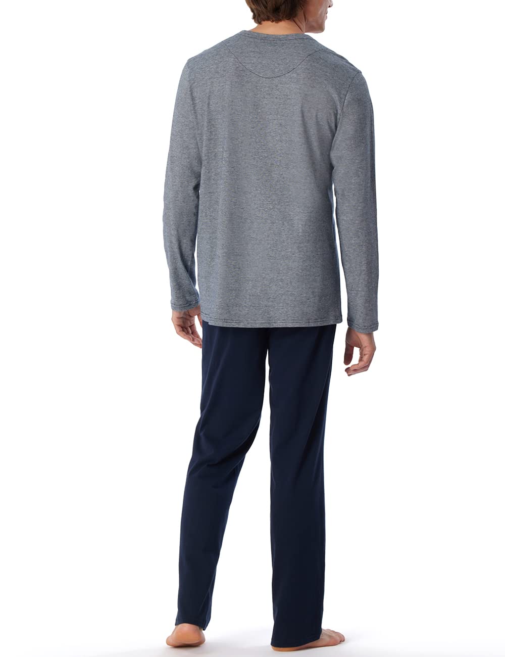 Besuche den Schiesser- Schiesser Herren Langer Schlafanzug Pyjama Lang - 159633 in use