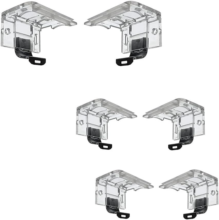 QIAOTLB 6PCS Blinds Replacement Parts Window Blinds Mounting Brackets Valance Clips