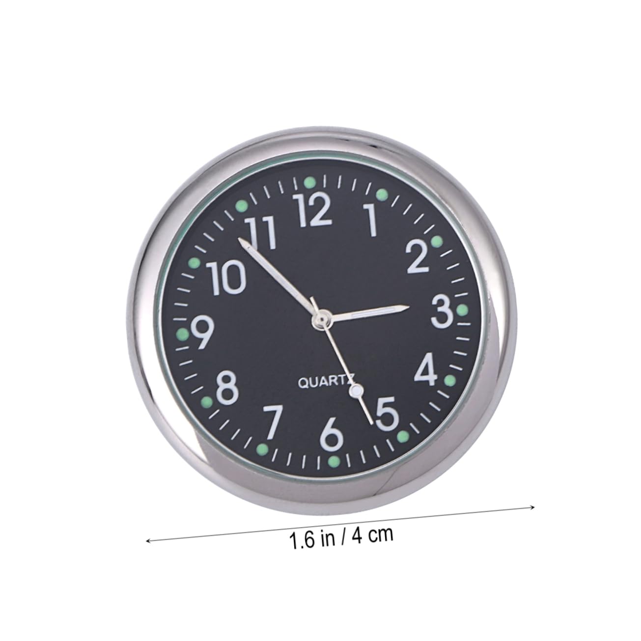 Gatuida 3piezas Reloj Digital Adhesivo Para Salpicadero De Coche Puntero Luminiscente Instalación Fácil Para Lectura Condiciones De Luz Para Vehículos y Espacios De Trabajo