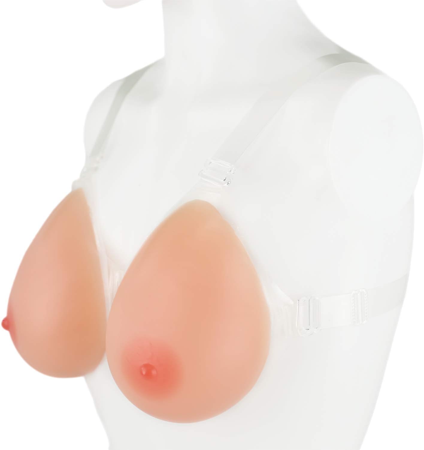 500-1400g A-D Cup Teardrop Silicone Breast Forms Fake Boobs for Mastectomy Crossdresser