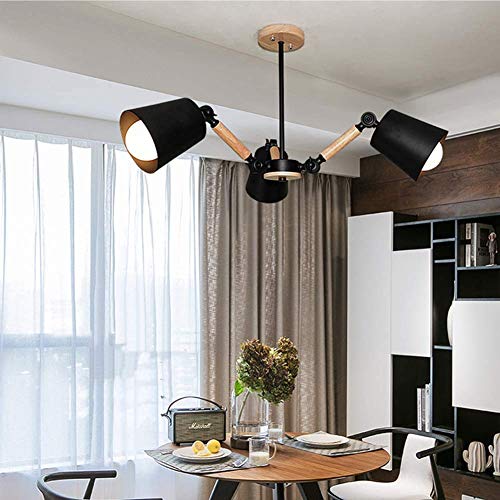 Lámpara de techo para comedor y cocina con diseño nórdico simple de 3 luces 5