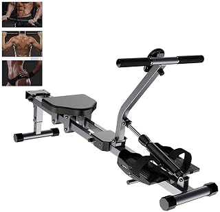 Rowing Machines Rowing Machine Multifunctional Glider Rowing Machine Fitness Equipments Noise Reduction Design Indoor Hydraulic Ro(Physical Exercise)