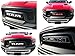 Reflective Concepts RAM Grille Emblem Overlay Decal -Fits: 2015-2018 Ram Rebel - (Color: Flat Black)