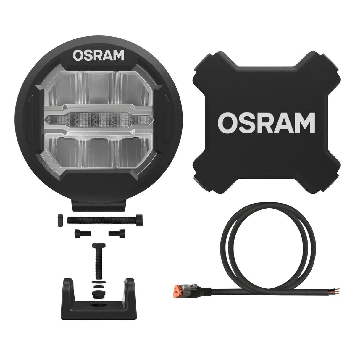 OSRAM Round MX180-CB, Additional high beam and position light, 12/24 V, 6000