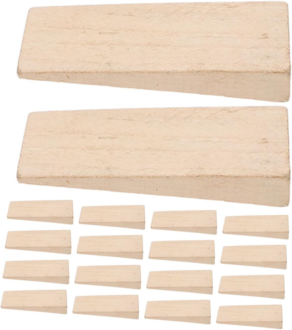 20pcs Wooden Axe Handle Wedge Fixing for Hammer Handle Replacement Splitting Wedges Agricultural Tools Repair