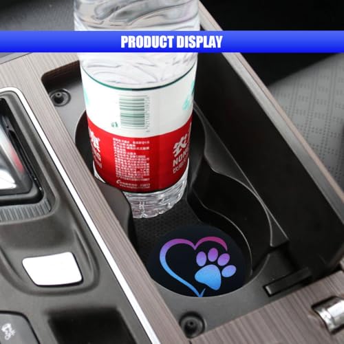 Portavasos para auto 2 piezas absorbente antideslizante miniatura 6