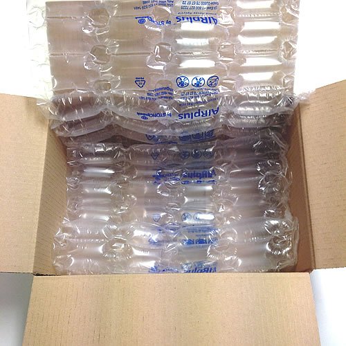 AIRplus Cushion Coussin d'air, 400 x 150 mm, 4,20 m, 28 sections de 16 chambres à air, film transparent, matériau d'emballage